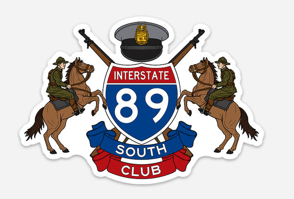 89 SOUTH CLUB - STICKER