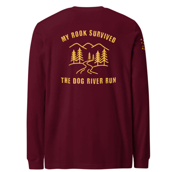 MY ROOK SURVIVED THE DOG RIVER RUN - LONG-SLEEVE T