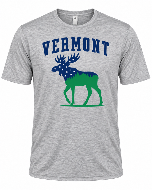 VERMONT MOOSE - SHORT-SLEEVE T-SHIRT