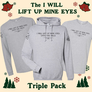 I WILL LIFT UP MINE EYES TRIPLE PACK