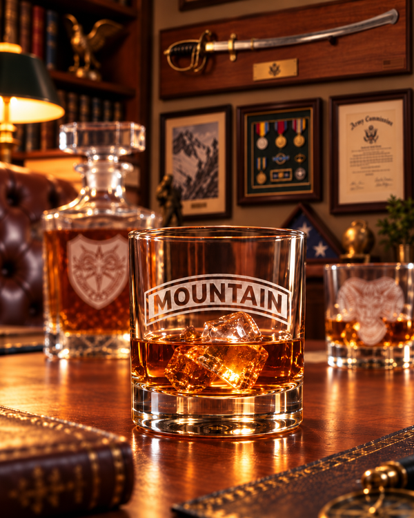 CLIMB TO CONQUER - MOUNTAIN COLD WEATHER WHISKEY DECANTER SET
