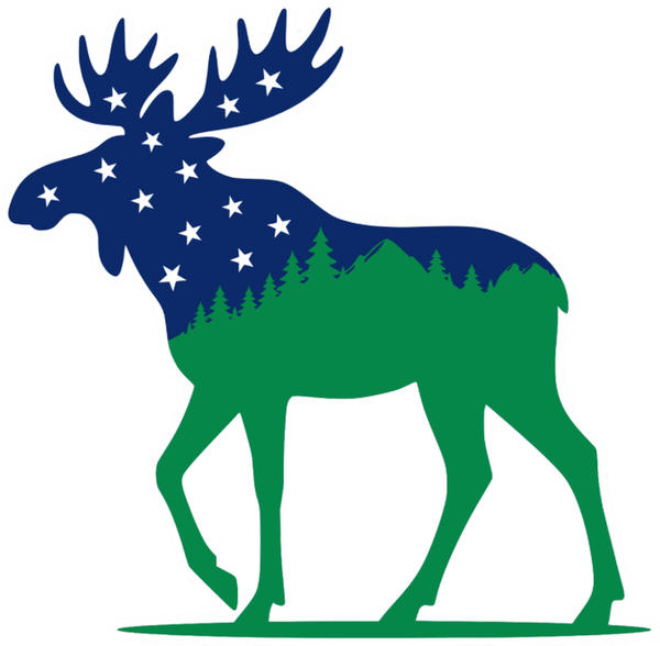 VERMONT MOOSE - FLAG OF THE GREEN MOUNTAIN BOYS