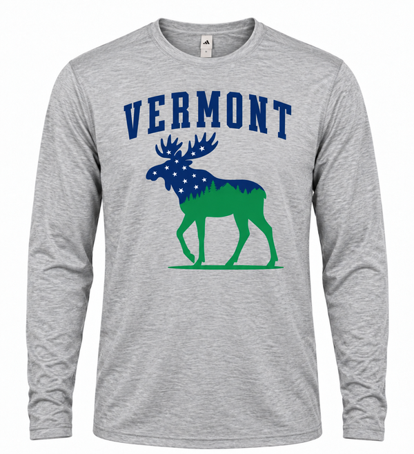 VERMONT MOOSE - LONG-SLEEVE T-SHIRT